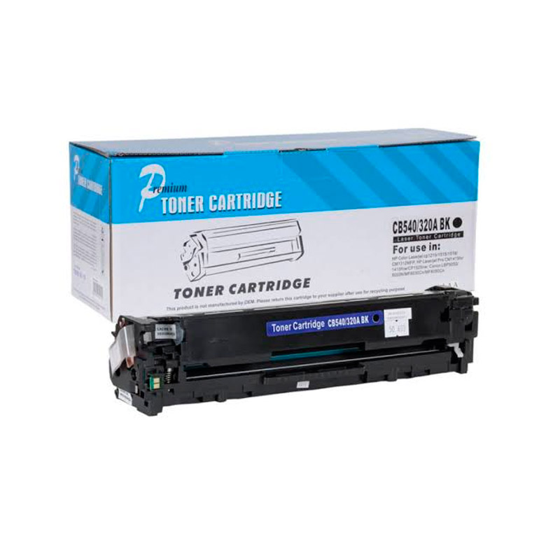 TONER HP CB540A BLACK COMPATÍVEL