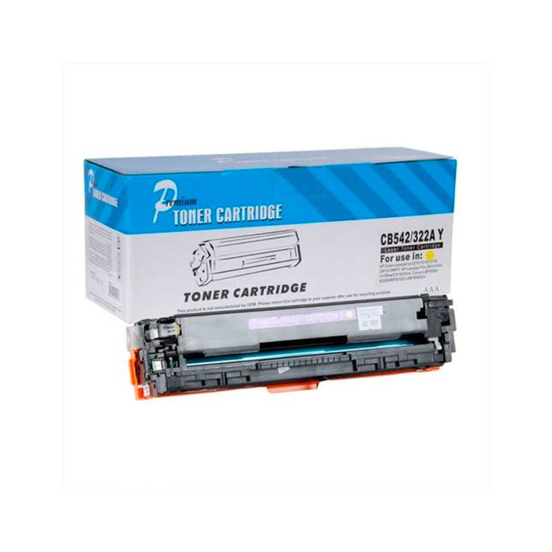 TONER HP CB542A AMARELO COMPATÍVEL